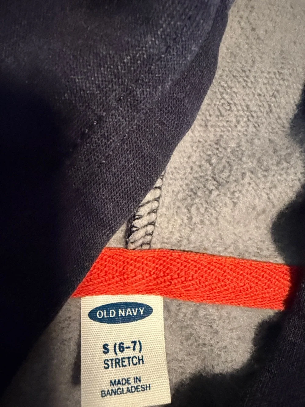 Old Navy Navy and White Tie-Dye Pullover Hoodie